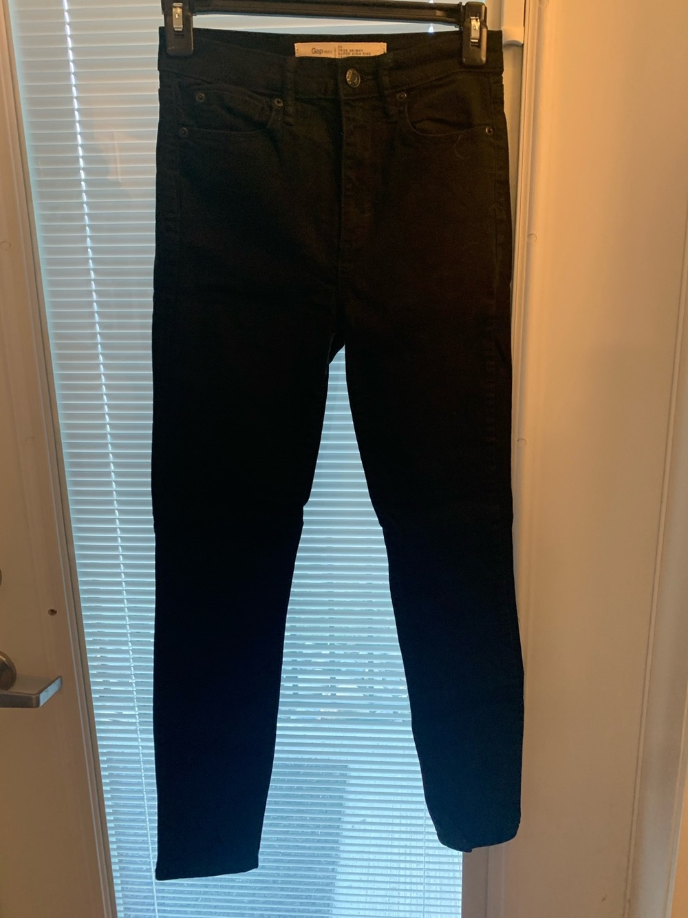 GAP Black True Skinny Super High Rise Jeans